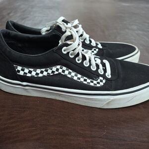 Vans Black and White Checkered Men's Shoes